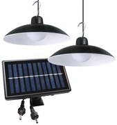 КОМПЛЕКТ 2x LED соларен висящ лампа LED/6W/3,7V 2000 mAh IP44 + DO