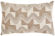Декоративна възглавница atmosphera Jacquard Chenille, 38x58 cm - Бежов