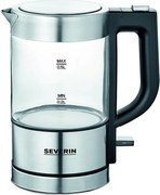Severin WK 3472 - Бързоварна електрическа кана 0,5 l 1100W/230V неръждаема стомана/стъкло