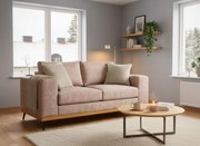 Двуместен диван Dysine-Бежово тъмно