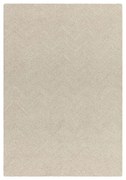 Кремав ръчно изработен килим със смес от вълна 160x230 cm Theodore Chevron – Asiatic Carpets