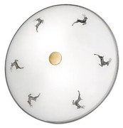 Kolarz 731.U12.4.133- Таванно осветително тяло NONNA 2xE14/60W/230V Ø 32 см сиво/месинг