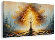Картина на платно – Дърво на живота в есенната гора