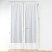 Бели завеси от микросатен в комплект 2 бр. 70x200 cm Voiline – douceur d'intérieur