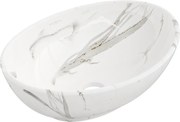 Mexen Elza умивалник над плот 40 х 33 см, бял камък - 21014082
