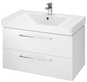 Cersanit S801-338-DSM - Окачен шкаф за баня с мивка LARA, 80 cm, бял