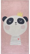 Светлорозов детски килим подходящ за пране 120x180 cm Royalty Mascot – Vitaus