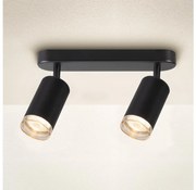 Brilagi - Спот за баня SELE 2xGU10/30W/230V IP44 черен