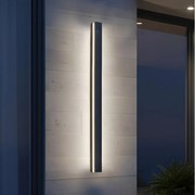 LED външна стенна лампа MIRANA LED/25W/230V 4000K IP44 120 cm черна
