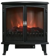 Свободностояща електрическа камина с ефект на пламък 63,5 x 35 x 70 cm