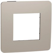 SE Лицева рамка 1х цвят Капучино / Антрацит Unica Studio Color  /до изчерпване/ - NU280228