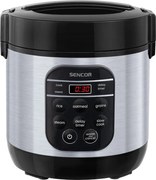 Sencor - Мултифункционална оризоварка 350W/230V 0,6 л неръждаема/черна