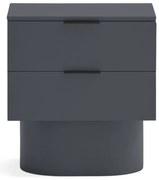 Антрацитно нощно шкафче Totem – Teulat