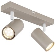 Globo 57911-2SA - Точково осветително тяло ROBBY 2xGU10/35W/230V