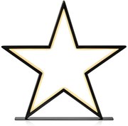 Черна коледна светлинна украса Vega – Markslöjd