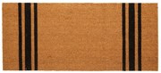 Килимче от кокосови влакна 55x125 cm Black Stripe - Premier Housewares