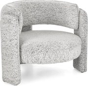 Светлосиво кресло Aisha – Bizzotto