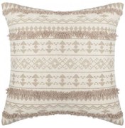 Декоративна калъфка за възглавница atmosphera Etnik, 40x40, Бежов