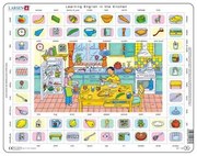 Larsen - Пъзел: Образователен – "Научи английски 1" – 70 части, голям