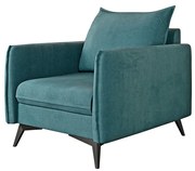 Кресло в петролен цвят Juli Bis – Ropez