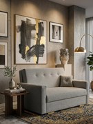 Диван Viva Sonic II двуместен-Сив