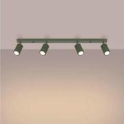 Brilagi - LED точково осветително тяло CRESTO 4xGU10/10W/230V зелено