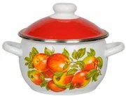 Емайлирана тенджера 3л 18см "Яблочньй сезон" (6RH181M) Р