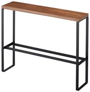 Метална поставка за чехли в черно-природен цвят Tower - YAMAZAKI