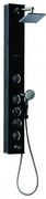 Хидромасажен душ панел ICSH 3051, черен, 131x17.5см