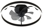 Rabalux 71337-LED Димируем плафон с вентилатор FANFY 40W/230V 3000/4000/6000K + д.у.