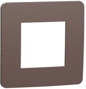 SE Лицева рамка 1х цвят Шоколад / Антрацит Unica Studio Color  /до изчерпване/ - NU280217