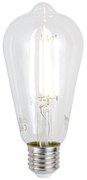 E27 Димируема LED крушка ST64 прозрачна 7W 806lm 2700-6500K