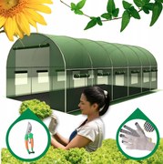 Голяма подсилена градинска оранжерия PREMIUM 3 × 6 м + ПОДАРЪК