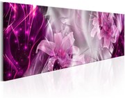 Печат върху платно - Purple Flames 120x40