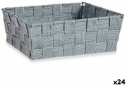 Многофункционална Кошница Сив Плат 2,4 L 20 x 8 x 24 cm (24 броя)