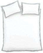 Бяло двойно памучно спално бельо 200x200 cm Mayfair – Bianca