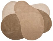 Кафяв вълнен килим 110x140 cm Denton – Bloomingville