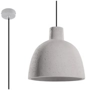 Светлосива висяща лампа ø 28 cm Filippo - Nice Lamps