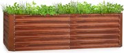 Blumfeldt Rust Grow, повдигната градинска леха, поцинкована стоманена повърхност, ръждив цвят