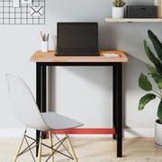 356093 vidaXL Плот за бюро, 80x55x2,5 см, масивно дърво бук