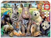 Educa - Пъзел Клас диви животни 300ч 15908