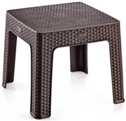 Маса за шезлонг ратан кафява (HS-700)