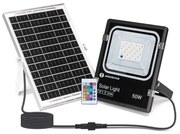 Aigostar - LED RGB соларен прожектор 50W/3,2V IP66 с димер и DO