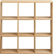 На няколко нива стенен рафт от масивен бор в естествен цвят 46 cm Moss – House Nordic