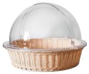 Комплект PVC кръгъл панер с пластмасов ролтоп капак ф40x10см GCC-(673007-RO) - Horecano