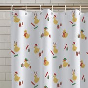 Завеса за душ 180x180 cm Christmas Quacker – Catherine Lansfield