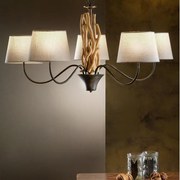 ONLI - Полилей на верига AGAR 5xE14/6W/230V Ø 80 см