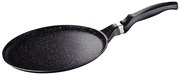 Тиган за палачинки PETERHOF PH 15834-32, 32 см, Покритие Granite, Индукция, Черен