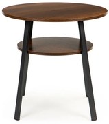 Масичка за кафе LOFT - метална конструкция, дървен декор