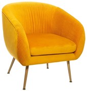 Кресло atmosphera Solaro, Велур - Жълт